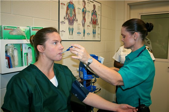 Inmate with Medical Staff Nurse